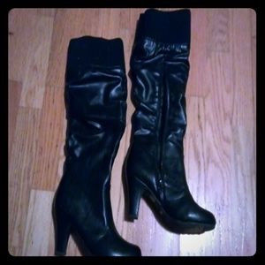 Knee High Leather Boots